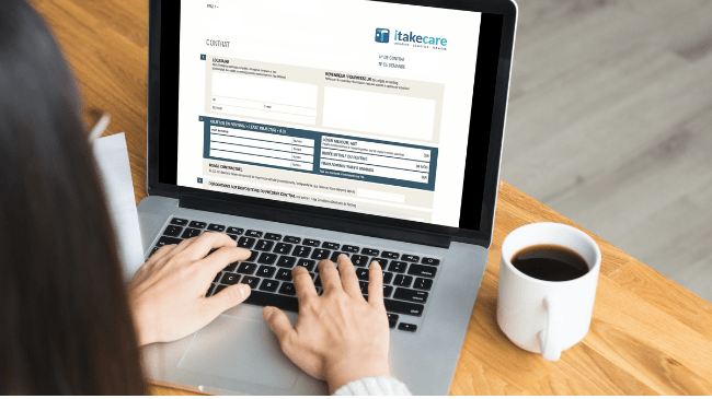 commande en ligne itakecare - signature contrat